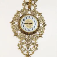 ساعت دیواری برنجی عطائی برنز|ساعت دیواری و تزئینی|نیشابور, محله میدان باغات|دیوار