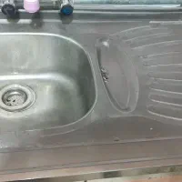 آبچکان،کابیت فلزی،سینک|آب‌چکان و نظم‌دهنده ظروف|کنگاور, |دیوار