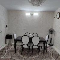 میز ناهارخوری ۶ نفره مشکی کرم