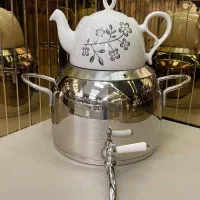 کتری قوری ۶ لیتر کف چدن|قوری، کتری، قهوهساز دستی|خرمآباد, |دیوار