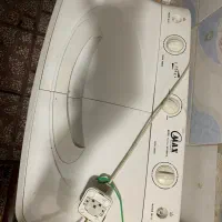 ماشین. لباسشویی سالم.  دو قلو