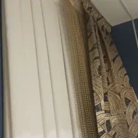 پرده حریر و دکور با آستر چوب پرده آماده|پرده، رانر، رومیزی|شیراز, شهرک ترکان|دیوار