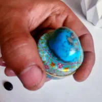 سنگ فیروزه نیشابور اصل رگ طلای