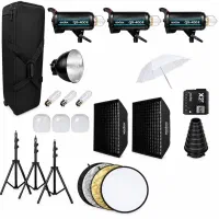 پکیج کامل نورپردازی فلاش 400 ژول Godox