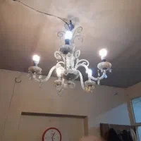 لوستر پنج شعله بلور