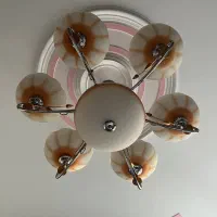 دو عدد لوستر شش شاخه|لوستر و چراغ آویز|زنجان, |دیوار