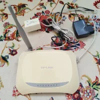 مودم وای فای چهار پورت ADSL مارک Tp link