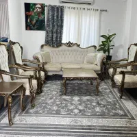 مبل ۹ نفره دوتا عسلی همراه میز جلو مبلی|مبلمان خانگی و میز عسلی|نوشهر, |دیوار