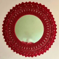 آینه مکرومه|آینه|شیراز, باغ تخت|دیوار