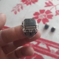 انگشتر نقره عتیقه|جواهرات|بم, |دیوار