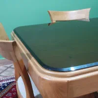 میز ناهارخوری چوبی ۶ نفره