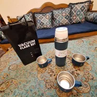فلاسک مسافرتی استیل سه لیوانه|ظروف سرو و پذیرایی|اصفهان, بهارستان (مخابرات)|دیوار