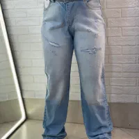 شلوارجین راسته زاپدار