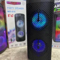 اسپیکر پارتی باکس MACHER MR810 (میکروفون بیسیم)|سیستم صوتی خانگی|گرگان, |دیوار