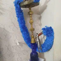 قلیان برنجی شیشه کریستال نشکن