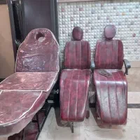 فروش ۲ عددصندلی اصلاح وا عددتخت فشیال یا تتو