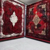 فرش لاکی کاشان درطرح رنگ های مختلف