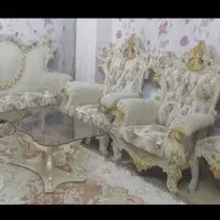 مبل ..استیل .سلطنتی ۹نفره|مبلمان خانگی و میز عسلی|بروجرد, |دیوار