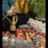 قلیان سیلیکونی تنه برنج همراه با کیف