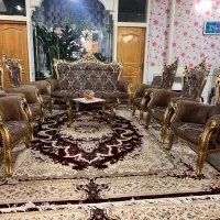 مبل سلطنتی 9نفره|مبلمان خانگی و میز عسلی|لنجان, |دیوار