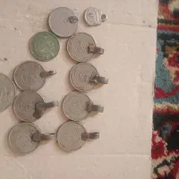 تعدادی سکه قدیمی|کلکسیون سکه، تمبر، اسکناس|پیشوا, |دیوار