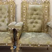 باسلام یکدست مبل برنز کلاسیک درحد نو بفروش میزسد|مبلمان خانگی و میز عسلی|ارومیه, |دیوار