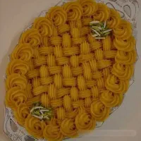 حلوا شیر زعفرانی با طعم سوهان