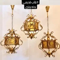3 شاخه لوستر تک شعله ی آنتیک