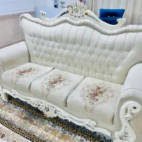 مبلمان شکاری با چوب راش و پارچه ترک|مبلمان خانگی و میز عسلی|چابهار, |دیوار