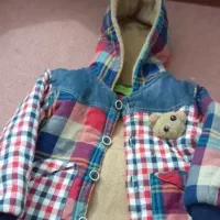 کاپشن و چندین تکه لباس خانگی مناسب ۲تا۳سال