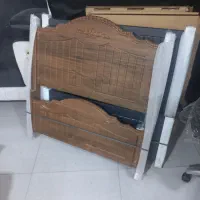 تختخواب ام دی اف با تشک رویال جنس خوب درحدنو|تخت و سرویس خواب|دهدشت, |دیوار