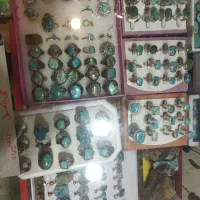 ا سنگ های اصل فیروزه نیشابور و زیورآلات نقره