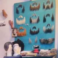 آموزش بافت ریش و سبیل مصنوعی.  و پرتز مو.