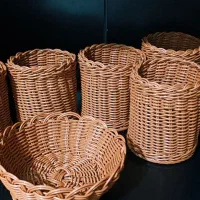 انواع بافت سبدهای حصیری پذیرفته میشود|صنایع دستی و سایر لوازم تزئینی|نیشابور, شهرک رسولی|دیوار