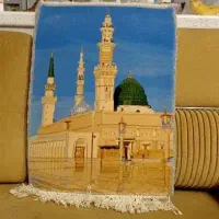 تابلو فرش دستبافت تبریز ۵۰رج تبریز مدینه منوره