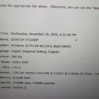 لپ تاپ دل i5 نسل ۱۱|رایانه همراه|تهران, شکوفه|دیوار