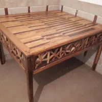 میز وصندلی چوبی