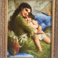 مهر مادری ۶۰ رج پر امضا دار بینظیر