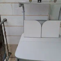 میز کامپیوتر با صندلی چرخشی|میز تحریر و کامپیوتر|بومهن, |دیوار