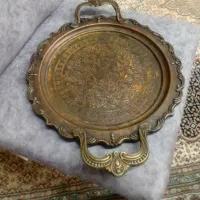 ظرف مسی قدیمی باطراحی زیبا