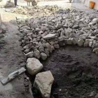 به تعدادی کارگر برای سنگ سیمان و دیوار|استخدام معماری، عمران و ساختمانی|بند زرک, |دیوار