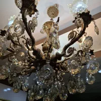 لوستر برنجی|لوستر و چراغ آویز|اصفهان, شهریار|دیوار