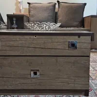 مبل ۷ نفره بدنه ام دی اف با روکش چرمی|مبلمان خانگی و میز عسلی|شاهینشهر, فیض|دیوار