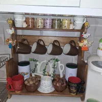 استند کافی بار چوب واقعی