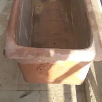گلدان مستطیلی سیمانی