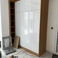 کمد کابینت تی وی وال سرویس خواب دکور اقساط ۶ ماهه|خدمات پیشه و مهارت|رشت, جانبازان|دیوار