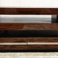 میز عسلی ومیز تلوزیون سه تیکه متحرک دو رو
