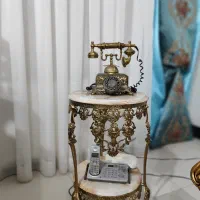 میز تلفن برنج و تلفن برنج