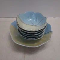 چینی گل سرخ ، ظروف عتیقه و قدیمی|ظروف سرو و پذیرایی|قم, سراجه (۱۵ خرداد)|دیوار