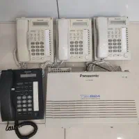 سانترال TEM824 با پک ۴ تایی تلفن پاناسونیک ..